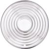 United Pacific SBC01-15 Triplo cromato da 15 pollici Starburst Hubcaps, stile retrò, stile Starburst, set unico (confezione da 4)