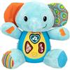 WinFun - Peluche per Neonati Que Habla & Luci di Colori - Lingua: Spagnolo (Colorbaby 85178) Elefante