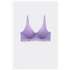 Tezenis Reggiseno Super Push-up In Pizzo Riciclato Malibù Donna Viola
