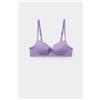 Tezenis Reggiseno Balconcino Leggermente Imbottito Pizzo Riciclato Wien Donna Viola
