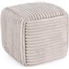 Bizzotto Pouf Cube colore Grigio Chiaro