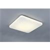 Trio Plafoniera LED Mandria 1 Luce 24W 4000K cm.41x41 Effetto Rettangoli