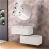 Feridras Mobile Bagno Sospeso Light cm.90 colore Bianco Frassino