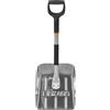 Fiskars Pala da neve, Lunghezza: 71 cm, Alluminio, Nero/Argento, 1000740