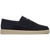 Clarks Lockford Boat Mens Navy Suede, 9