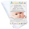 ANDY & HELEN® - A012 Cuscino Imbottito per Lettino - 52x32x7 h