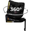 KidsZone Seggiolino Auto 0-36 kg Isofix Girevole 360° - 0-12 anni Gruppo 0/1/2/3 40-150 cm i-Size - Schienale Reclinabile In 8 Posizioni, Regolazione Del Poggiatesta (24 Cm)
