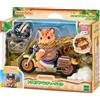 Calico Critters Tiger Adventure Bike Sylvanian Families from Japan Playset コ-85 NUOVO