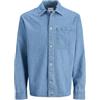 JACK & JONES Jjzac Denim - Maglietta da Donna, Mix Blu Chiaro, M
