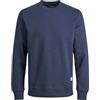 Jack & Jones Uomo JJEBASIC Sweat Crew Neck Noos PS Maglia di Tuta, Navy Blazer/, EU3XL US1XL/