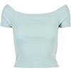 Urban Classics Maglietta da Donna con Spalle Scoperte Maniche Corte, softseagrass, XXL