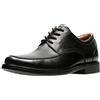 Clarks Un Aldric Park, Scarpe Stringate Derby Uomo, Nero (Black Leather-), 39.5 EU