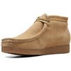 Clarks Shacre Boot, Scarpe Chukka Uomo, Black Black Suede, 39.5 EU