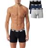 Diesel - Confezione da 3 boxer lunghi da uomo elasticizzati - UMBX Sebastian, multicolore, M