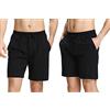 Irdcomps Pantaloncini Uomo Cotone Pantaloncini Tuta Uomo Estivi Shorts Pantaloni Corti Sportivi Bermuda Larghi Jogging Casual Comodo Grigio M