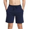 Aseniza Pantaloncini da uomo corti,pantaloncini uomo in cotone，pantaloni casual da uomo estivi con Coulisse e Tasche,Bermuda pantaloncini，pantaloni uomo sportivi,nero*1,XL