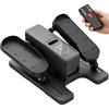 SPORTNOW Mini Ellittica da Scrivania, Pedaliera Elettrica per Anziani con Modalità Manuale e Automatica, 12 Velocità Regolabili, Stepper Portatile con Telecomando e Monitor LED per la Casa