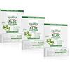 Equilibra Viso, Aloe Stick Labbra, Idratante A Base Di Aloe Vera, Crea Un Velo Protettivo Contro Gelo, Disidratazione, Sole E Vento In Ogni Stagione, 3 Pezzi Da 5,5 Ml