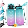 HoneyHolly Borraccia 500Ml, Senza BPA & A Prova di Perdita, Borracce con Cannuccia, Reutilizables, Borraccia Scuola Elementare, Water Bottle per Scuola, Palestra, Ufficio, Running