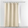 Douceur D'Intérieur - 1600523, Tenda Con Passanti , 140 X 260 Cm , Essentiel , Poliestere Unito , Beige