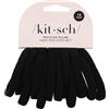 Kitsch Nylon Hair Ties for Women (Dark (Pack of 12))