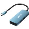 BENFEI Hub USB-C, hub USB-C 4 in 1 BENFEI con HDMI 4K, alimentatore da 60 W, 2 porte USB, per MacBook Pro 2020/2019/2018, Pixelbook, XPS