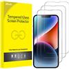 JETech Pellicola Protettiva a Copertura Totale per iPhone 17e (2026) / iPhone 16e / iPhone 14, Completa Vetro Temperato Film 9H Compatibile con Cover, Display da 6,1 Pollici, Pacco da 3
