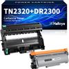 Halloya TN2320 Toner DR2300 Trommel Compatibili per Brother DR2300 TN-2320 TN-2310 Cartucce di Toner per MFC-L2700DW L2700DN L2720DW L2740DW DCP-L2500D L2540DN HL-L2300D (TN2320+DR2300)