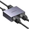 UGREEN Splitter Ethernet Gigabit da 1 a 2 Switch Lan 1000Mbps, Divisore di Internet, Trasmettitore di Rosso RJ45 con Cavo USB C, Compatibile con dispositivi/Hub/Televisori/Router/ADSL