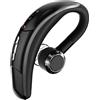 COSMUSIS Cuffie Bluetooth CVC6.0 cancellazione del rumore, cuffie wireless stile business vivavoce auricolare senza fili con microfono, 280 ore di standby, auricolare Bluetooth singolo senza mani (nero)