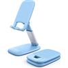 Lamicall Supporto Telefono Regolabile, Dock Telefono - Pieghevole Supporto Dock per iPhone 17/16 Pro Max, 15/14/13/12 Pro Max Plus Mini, Xs XR X 8 7 6, Samsung S10 S9, Scrivania, Tablet e Smartphone