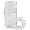 Kitsch Elastici Capelli a Spirale Donna - Hair Ties Spiral Antipiega, Senza Danni - Elastici a Spirale per Capelli Spessi e Sottili, Coil Phone Cord Hair Ties - 8 Pezzi (Trasparente)