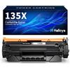 Halloya 135X Toner Con Chip Compatibili per HP 135X W1350X 135A W1350A Nero Cartucce di Toner per HP LaserJet M209dw M234dw M234sdw M234sdn Stampante (Nero, 1-Pack)