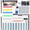 ELEGOO Kit Elettronico con Breadboard, Cavetti, Resistenze, Condensatori, LED, Potenziometri (235 Pezzi) per Raspberry Pi UNO R3 MEGA