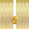 AILEXI 2 confezioni 1M*2.5M tende frangia tenda luccicante decorazione della per compleanno forniture festa nozze - Oro
