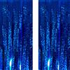 AILEXI 2 confezioni 1M*2.5M tende frangia tenda luccicante decorazione della per compleanno forniture festa nozze - Blu Scuro