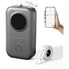 Phomemo D30 Etichettatrice Etichette Adesive Bluetooth Portatile - Mini Stampante per Etichette Personalizzate - Compatibile con iOS & Android e 1 Rotolo Incluso, Grigio