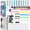 ELEGOO Kit Elettronico con Breadboard di 830 Punti, Cavetti, Modulo Alimentazione, Potenziometri per Arduino Raspberry Pi