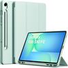 EasyAcc Custodia Cover Compatibile con Samsung Galaxy Tab S10 Lite / S10 FE 10.9 Pollici 2025 / S9 FE 10.9 Pollici 2023 / S9 11 Pollici 2023 con Cover Leggero Supporto,Verde Tenero
