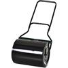 Outsunny Rullo da Giardino in Metallo Impermeabile Nero, Serbatoio Fino 60 Litri (Acqua o Sabbia), 57x40x123cm
