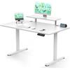 Devoko 160 x 70 cm Aggiornamento Scrivania Regolabile in Altezza Elettrica con Supporto per Monitor, Scrivania Elettrica Regolabile con 2 Altezze di Memoria Tavolo regolabile in altezza