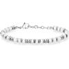 SIUMAL Bracciale Uomo Boho in Acciaio Inossidabile, Bracciale con Perline da Uomo, Gioielli Regalo per Marito, Padre e Amici