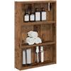 vidaXL Armadio da bagno a muro Legno vecchio 40 x 10 x 60,5 cm, Mobile bagno moderno, ripiano rettangolare, storage funzionale, soluzione salvaspazio, design elegante