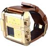 Brrnoo Men Digital Watch Sport Chronograph Triple Time Display Ha Condotto Grande Quadrante per il Viso con Fascia in Pelle per Uomini attività Interne All'aperto