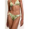 Calzedonia Brasiliana Costume Blurred Palms Verde