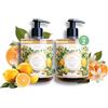 Panier des Sens Sapone liquido Provence - Savon de Marsiglia - 97% ingredienti naturali - Sapone delicato per le mani con olio di cocco - Ricaricabile - 2 x 500 ml