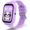 pmstuy Smartwatch Bambini, 1.83 Orologio Smartwatch Bambini Fitness Tracker con 18 Giochi Contapassi Sveglia Impermeabile IP68 Monitor del Sonno Impermeabile Regali di Natale Compleanno per Ragazza Ragazzo
