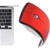 Generic Mouse portatile wireless | Lussuoso mouse pieghevole USB 2.4 G ergonomico, per computer portatili Plug and Play Mouse PC 15 m lungo raggio con sensore ottico 1600 DPI