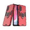 MRSTER Oppo Find X2 Lite Custodia, Armor Custodia con 360 Gradi Girevole Anello, Silicone TPU e PC Doppio Strato Bumper Protettiva Cover per Oppo Find X2 Lite 5G. HB Red