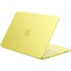 EooCoo Compatibile con Cover 2026 Apple MacBook Neo da 13 Pollici, Mac Laptop A3404 con Chip A18 Pro e Display Liquid Retina da 13, Cover Rigide Plastica Protezione - Giallo agrume Opaco